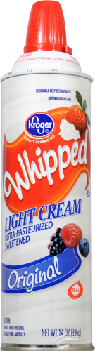 Kroger® Light Whipped Cream Perspective: front