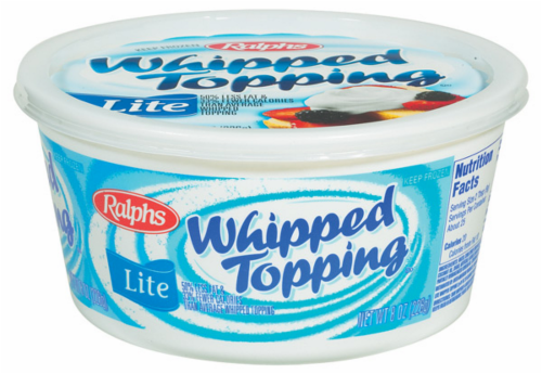 Ralphs Lite Whipped Topping Perspective: front