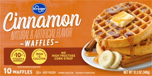 Kroger® Cinnamon Waffles Perspective: front