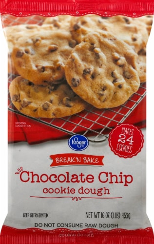 Kroger® Break 'N Bake Chocolate Chip Cookie Dough Perspective: front