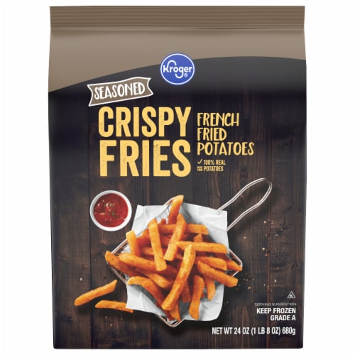 Kroger® Seasoned Crispy Fries Perspective: front