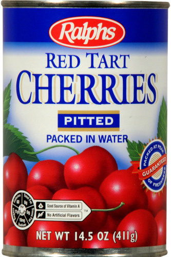 Ralphs Red Tart Pitted Cherries Perspective: front