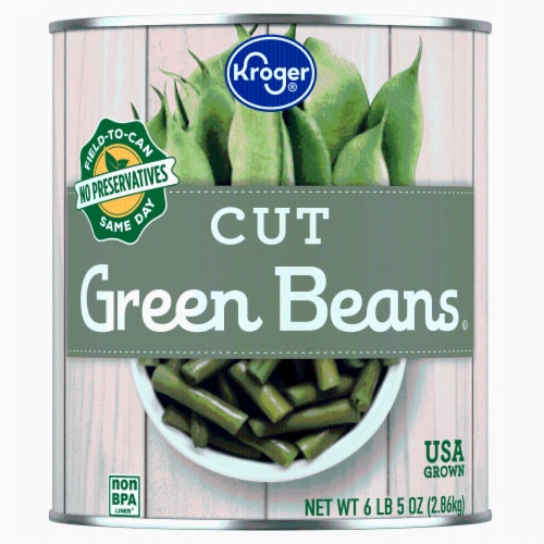 Kroger® Cut Canned Green Beans Perspective: front