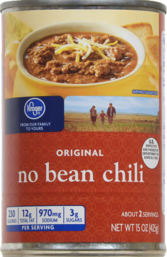 Kroger® Original No Bean Chili Perspective: front