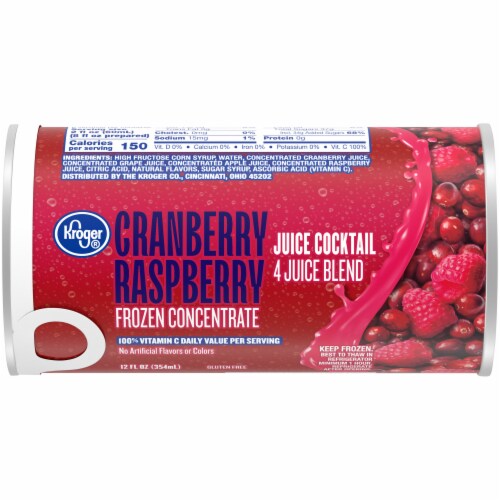 Kroger® CranberryRaspberry Juice Cocktail, 12 fl oz Kroger