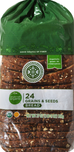 Simple Truth Organic™ 24 Grains & Seeds Bread Perspective: front