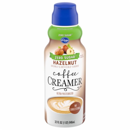 Kroger® Zero Sugar Hazelnut Coffee Creamer Perspective: front