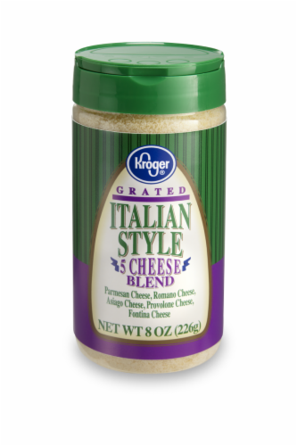 Kroger® Grated Italian Style 5 Cheese Blend Perspective: front