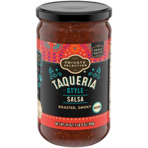 Private Selection™ Medium Roasted Taqueria Style Salsa Perspective: front