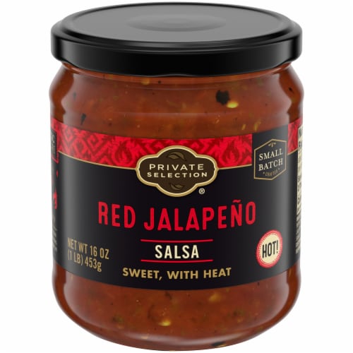 Private Selection® Hot Red Jalapeno Salsa Perspective: front