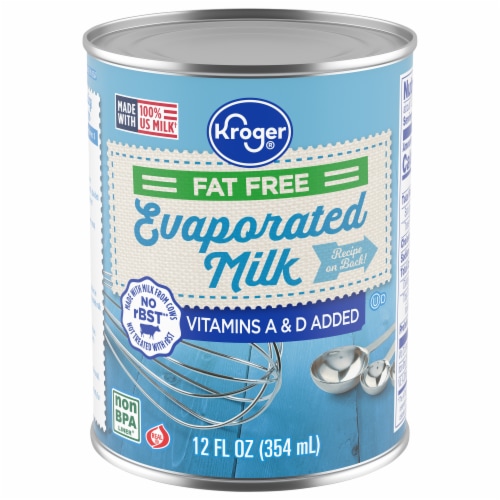 Kroger® Fat Free Evaporated Milk Perspective: front