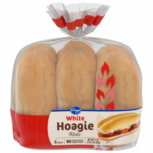 Kroger® White Hoagie Rolls Perspective: front