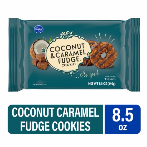Kroger® Coconut & Caramel Fudge Cookies Perspective: front