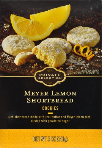 Private Selection™ Meyer Lemon Shortbread Cookies Perspective: front