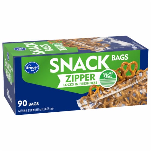  Great Value Zipper Square Snack 100 Bags : Health & Household