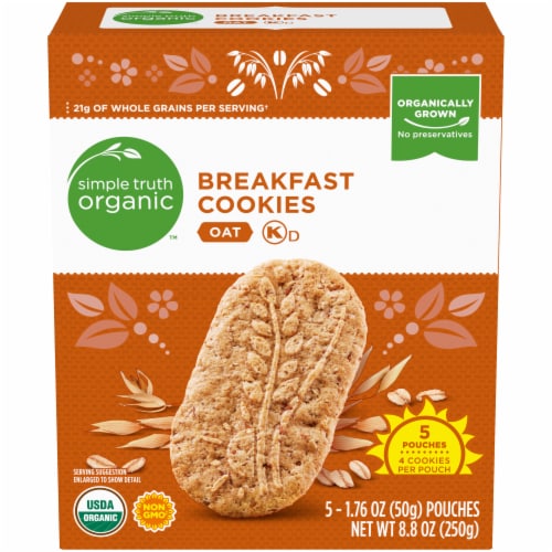 Simple Truth Organic™ Oat Breakfast Cookies, 5 ct / 1.76 oz - Fry’s ...