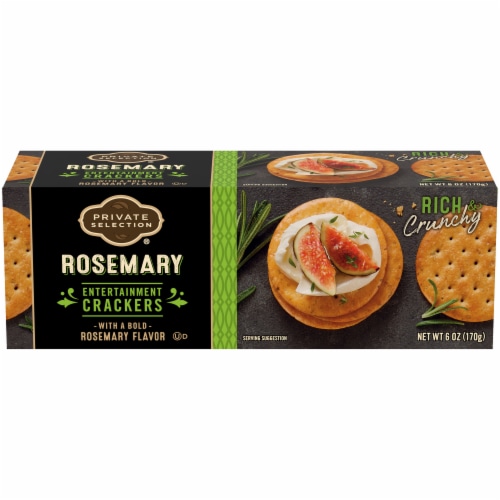 Private Selection® Rosemary Entertainment Wheat Crackers Perspective: front