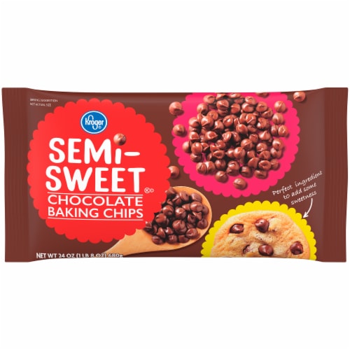 Kroger® Semi-Sweet Chocolate Baking Chips Perspective: front