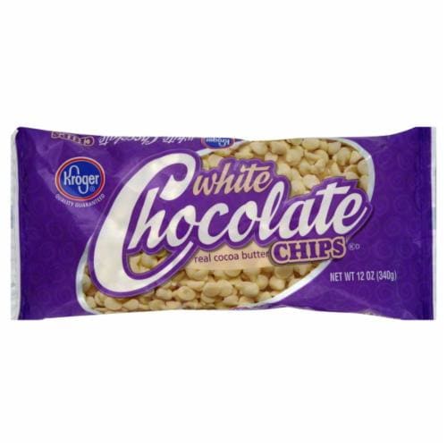 Kroger® White Chocolate Chips Perspective: front