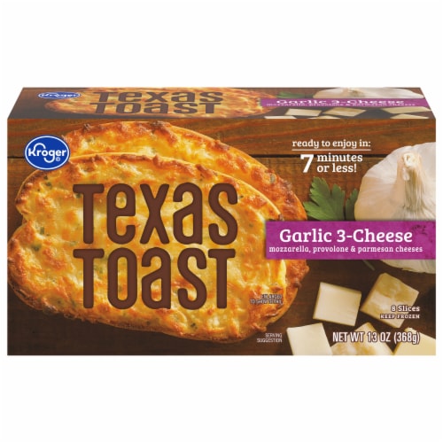 Kroger® Garlic Cheese Frozen Texas Toast Perspective: front
