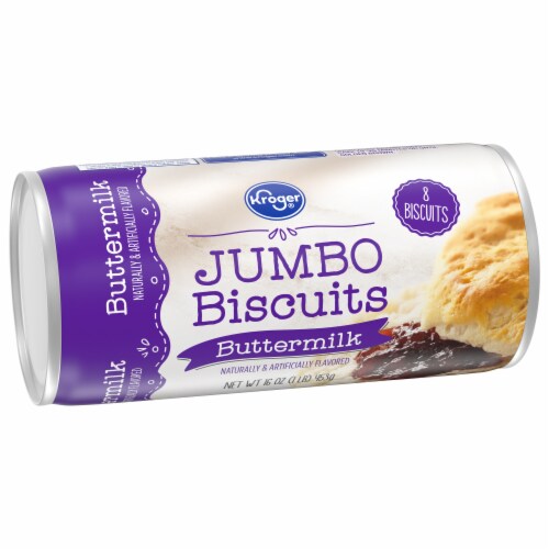 Kroger® Buttermilk Jumbo Biscuits Perspective: front