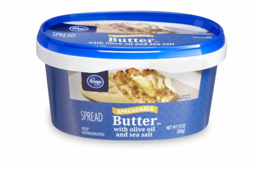 Kroger® Butter with Olive Oil & Sea Salt Perspective: front
