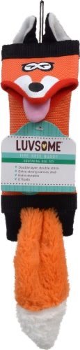 Luvsome™ Fire Hose Buddy Squeaking Dog Toy Perspective: front