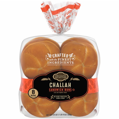 Private Selection™ Challah Sandwich Buns Perspective: front