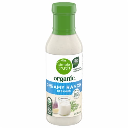 Simple Truth Organic® Creamy Ranch Salad Dressing Perspective: front