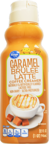 Kroger® Caramel Brulee Latte Coffee Creamer Perspective: front