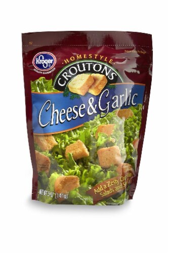 Kroger® Cheese & Garlic Croutons Perspective: front