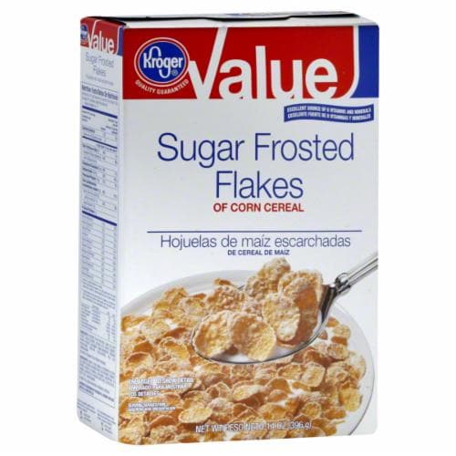 Kroger® Value Frosted Flakes Cereal Perspective: front