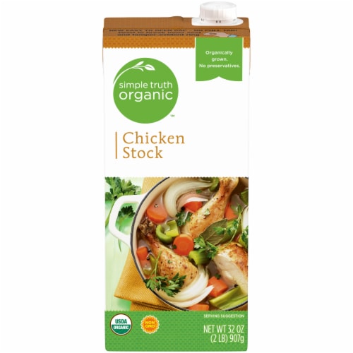 Simple Truth Organic™ Chicken Stock Perspective: front