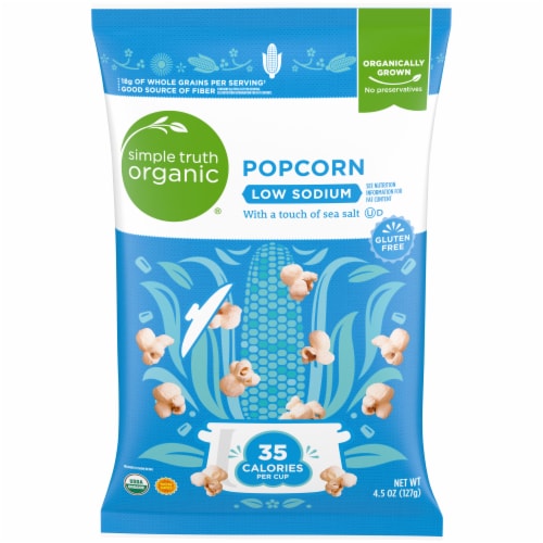 Simple Truth Organic® Low Sodium Popcorn Perspective: front