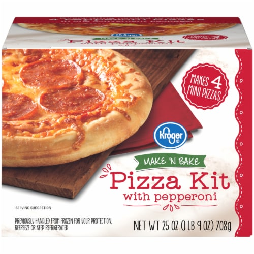 Kroger® Make ‘N Bake Pepperoni Pizza Kit Perspective: front
