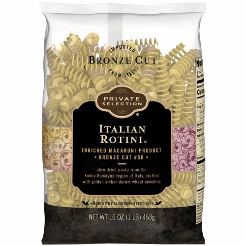 Private Selection® Bronze Cut Italian Rotini Pasta Perspective: front