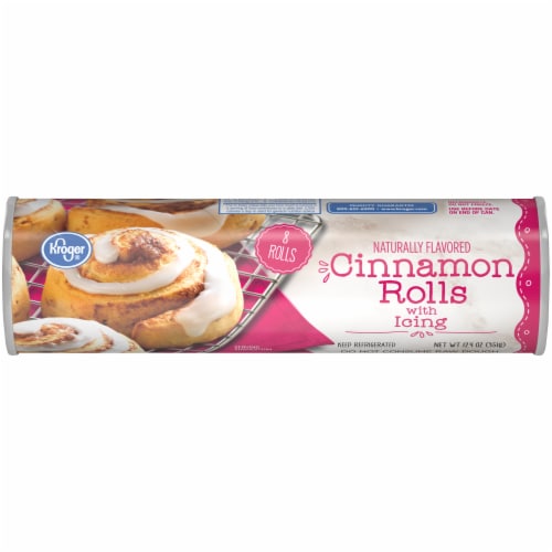 Kroger® Cinnamon Rolls with Icing Perspective: front