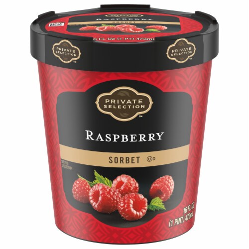 Private Selection® Raspberry Sorbet Pint Perspective: front
