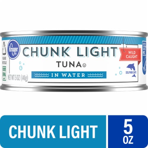 Kroger® Wild Caught Chunk Light Tuna in Water Perspective: front