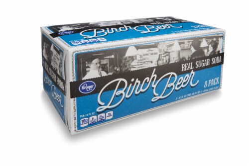 Kroger Birch Beer Real Sugar Soda 8 Cans 12 Fl Oz Mariano S