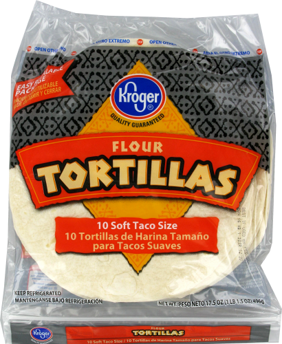 Kroger® Flour Tortillas Perspective: front