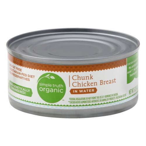 Simple Truth Organic™ Chunk Chicken Breast in Water Perspective: front