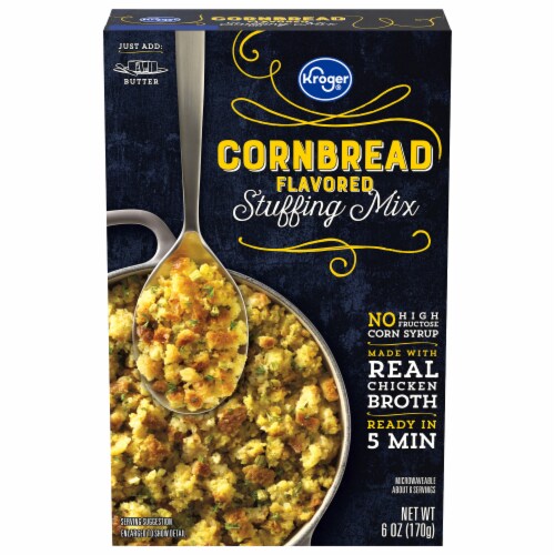 Kroger® Cornbread Flavored Stuffing Mix Perspective: front