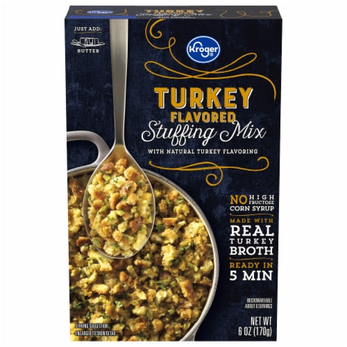 Kroger® Turkey Flavored Stuffing Mix Perspective: front