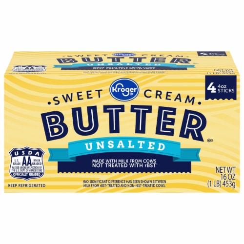 Kroger® Unsalted Butter Sticks, 4 ct / 16 oz - Kroger