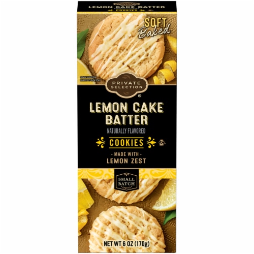 Private Selection® Lemon Cake Batter Cookies Perspective: front