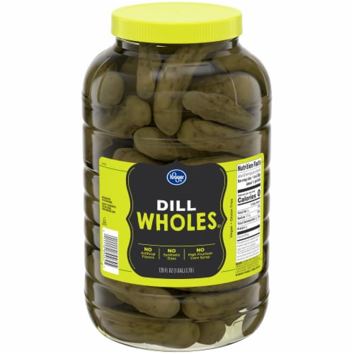 Kroger® Whole Dill Pickles Perspective: front