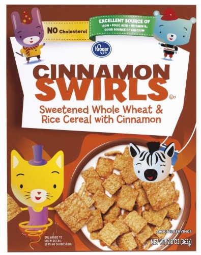 Kroger® Cinnamon Swirls Cereal Perspective: front
