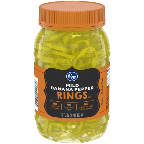Kroger® Mild Banana Pepper Rings Perspective: front