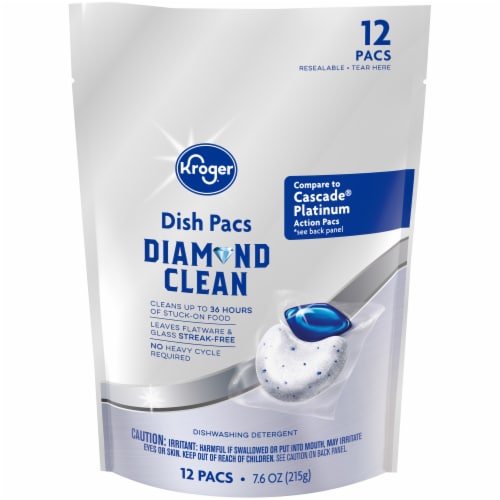 Kroger® Diamond Clean Dish Pods Perspective: front